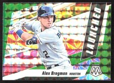 5238G 2021 Panini Mosaic #L4 Alex Bregman Launched Green Mosaic