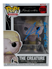 Jacob Elordi & Guillermo Del Toro Signed Frankenstein The Creature Funko Pop BAS