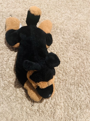 FAO SCHWARZ Adopt A Pet GERMAN SHEPHERD Puppy Dog 14" Laying Floppy Plush - Picture 6 of 11