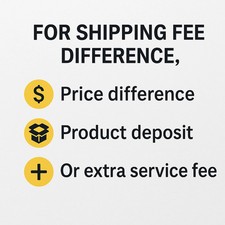 Fee Adjustment – Shipping Fee, Price Difference, Custom Deposit, Service Charge