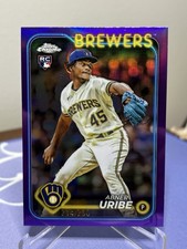 Abner Uribe Purple Refractor /250 (RC) 2024 Topps Chrome #276