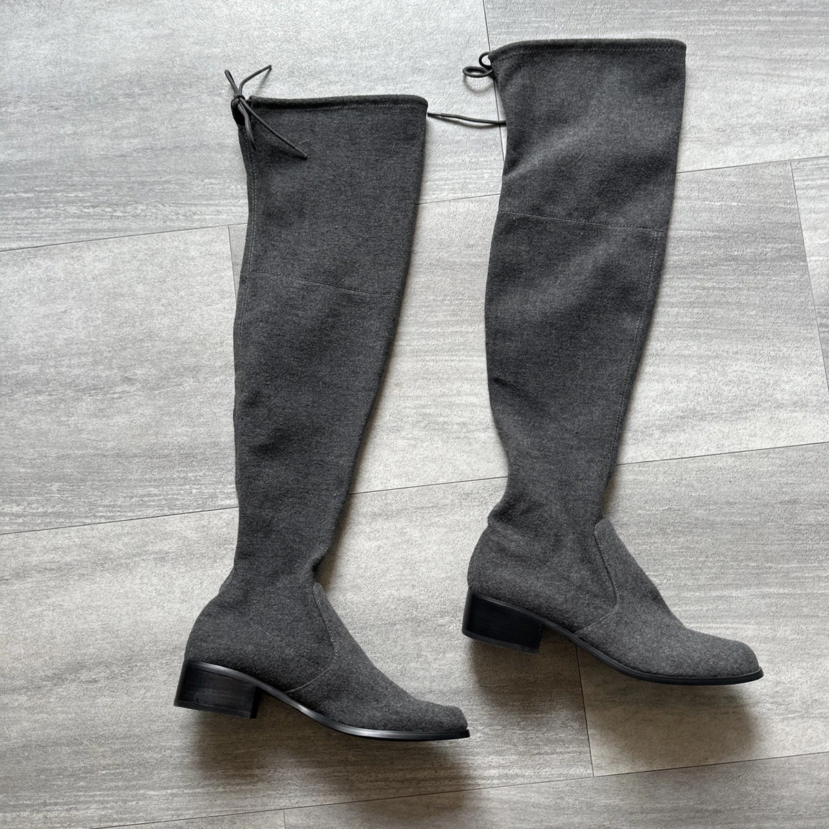 Chaussures Compensées Charles David En Cuir Argenté - Bout Ouvert - Pointure 9 M - Occasion