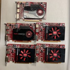 LOT OF 5 MIX AMD FirePro V4900/V4800 1GB GDDR5 Graphics Card 2x DisplayPort