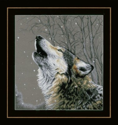 Lanarte Gezähltes Kreuzstich-Set Howling at the Stars