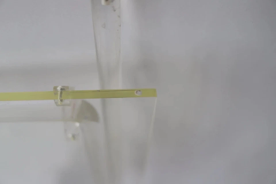 VINTAGE LUCITE FOLDING SIDE TABLE (2)/ TV trays. - Image 4 of 4