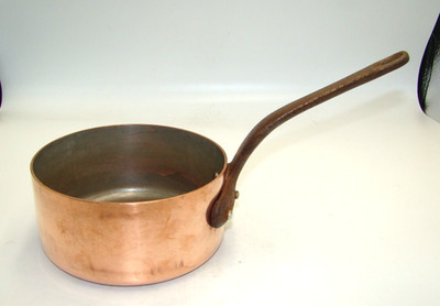 Baumalu French Copper 5 5/8'' Sauce Pan w/Cast Iron Handle