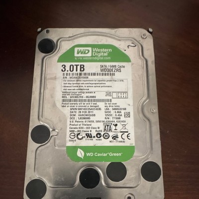 Western Digital WD Caviar Green WD30EZRS 3TB 3.5'' SATA 64MB AF