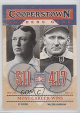 2013 Panini Cooperstown Collection Numbers Game Cy Young Walter Johnson HOF 02v3