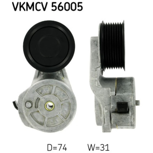 Spannrolle Keilrippenriemen SKF Vkmcv 56005 FüR Peugeot Alfa Romeo Ssangyong-image