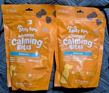 2-Pack Zesty Paws Advanced Calming Bites Dogs Calming Behavior Turkey 60-Count