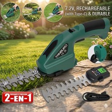 2 w1 5cm + 14cm Nożyce do żywopłotu Nożyce do krzewów Nożyce ogrodowe Nożyce do trawnika 2000mAh