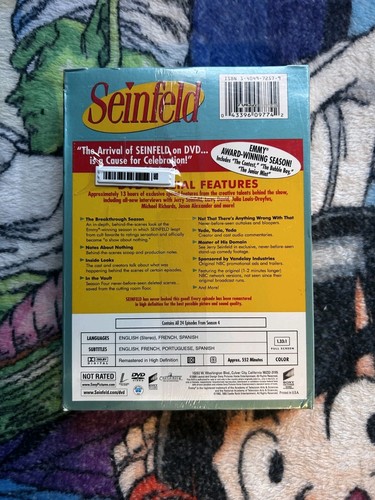 Seinfeld: Season 4 (DVD, 1992) - Picture 2 of 5
