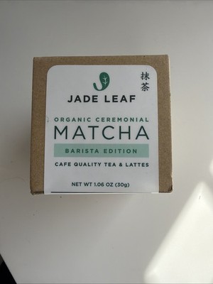 Jade Leaf Organic Ceremonial Matcha Barista Edition 1.06 Oz New 