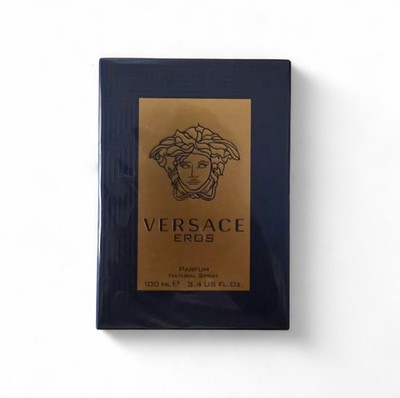 Brand New Versace Eros Eau de Parfum 3.4 oz 100 Ml for Men Sealed Box Authentic