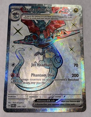 Pokemon - Dragapult ex 200/167 - Sv06: Twilight Masquerade Holo