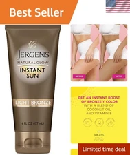 Cruelty-Free Natural Bronze Tanning Lotion + Moisturizer – 6 Oz, Perfect Glow