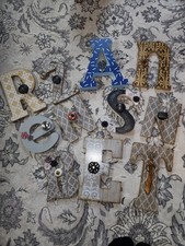 Wooden Craft Initial Decorative Letters for Hanging Various Initials Pick One 