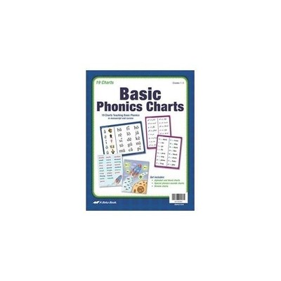 Basic Phonics Charts Abeka 1st 2nd and 3rd Grade 1 2 and 3 by Abeka