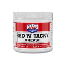 Lucas Oil Products Red "N" Tacky Red Lithium Grease 16 oz 10574