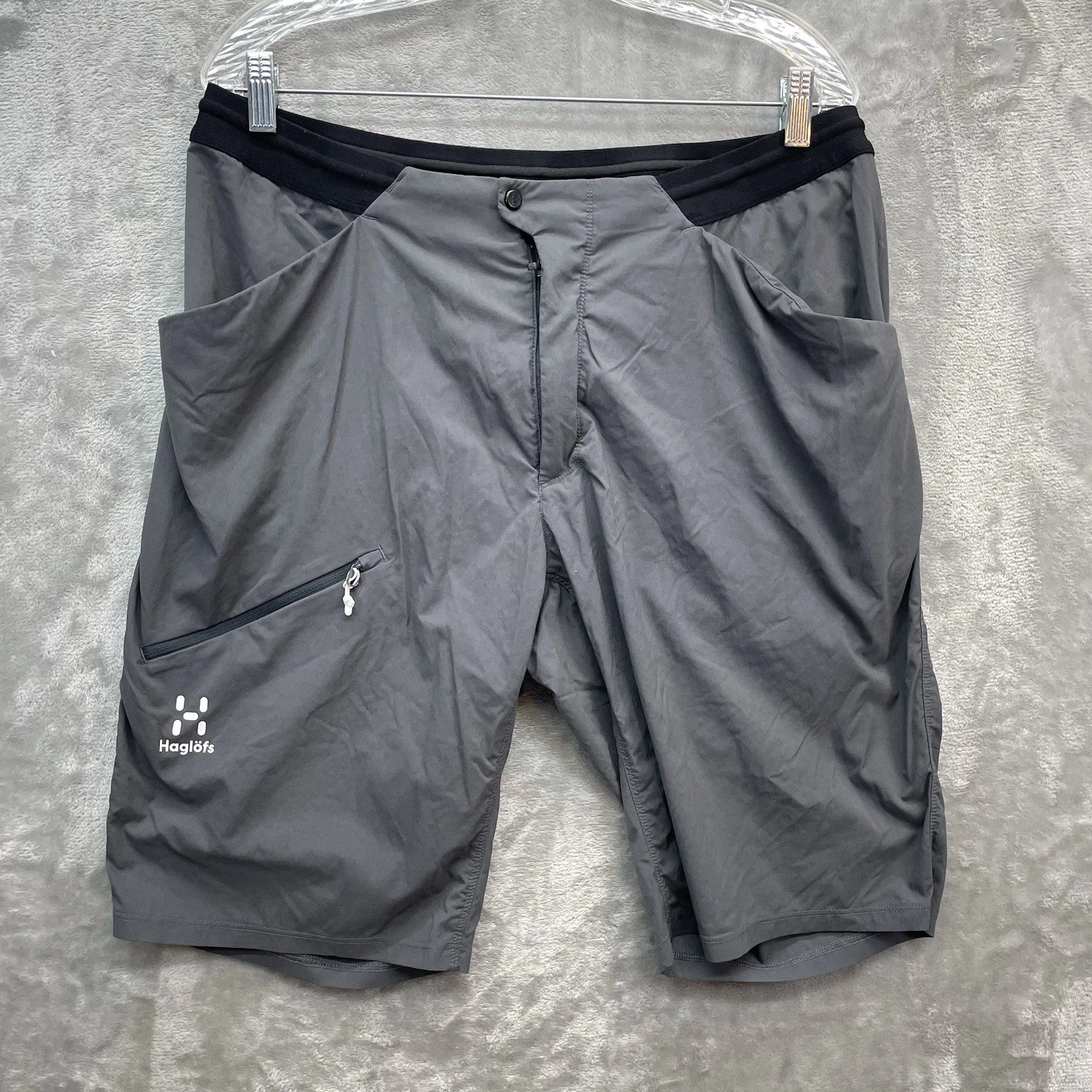 Haglofs LIM Fuse shorts men 38 trail running hike work modern minimal gray cargo
Opens in a new wind