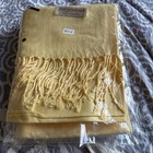 pashmina scarf wrap shawl Yellow — photo 4