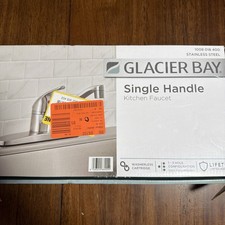 Glacier Bay Single-Handle Standard Kitchen Faucet Stainless Steel