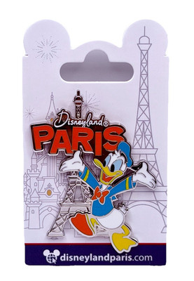 Disneyland Paris DLP Exclusive Logo Eiffel Tower 2025 Donald Duck