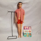 Vintage Ken Doll In Original Outfit #750 Brown Painted Hair 1960s Mattel