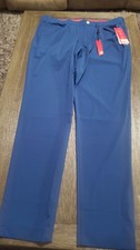 NWT Redvanly Kent Pants Men XL Pull On Performance Golf Classic Blue