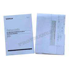 Caterpillar E110B E120B Excavator Electrical Schematic Service Manual SENR4847