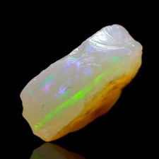 5.00 Cts Natural Australian Fire Opal Gemstone Necklace Supply Rough 15x12x5 mm