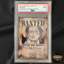 Shanks [Alternate Art] OP09-004 Prices | One Piece Emperors in the