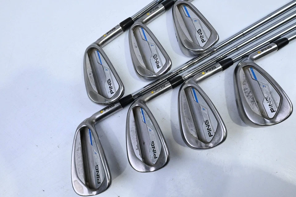 Ping i-Series E1 Irons / 4-PW / Yellow Dot / X-Flex Ping CFS Distance Shafts - Image 2 of 4