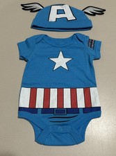 Marvel Captain America Baby One-Piece Bodysui...