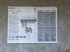 Sony Playstation 2 PS2 Console Instruction Manual SCPH-39001 / 97004 Used