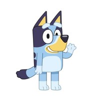 Bluey Kissen Kinder – Formkissen Velours Kuschelkissen
