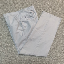 Vintage Sears Full Fit Perma Prest Pants Pleated Chino Dress Made in USA 36x32