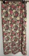 Vintage Christopher Banks Floral Midi Skirt - 1990s Cottagecore Women's Size 4