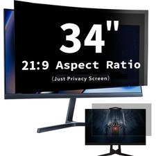 34 inch Curved Computer Privacy Screen Filter for 21:9 Widescreen Monitor, An...