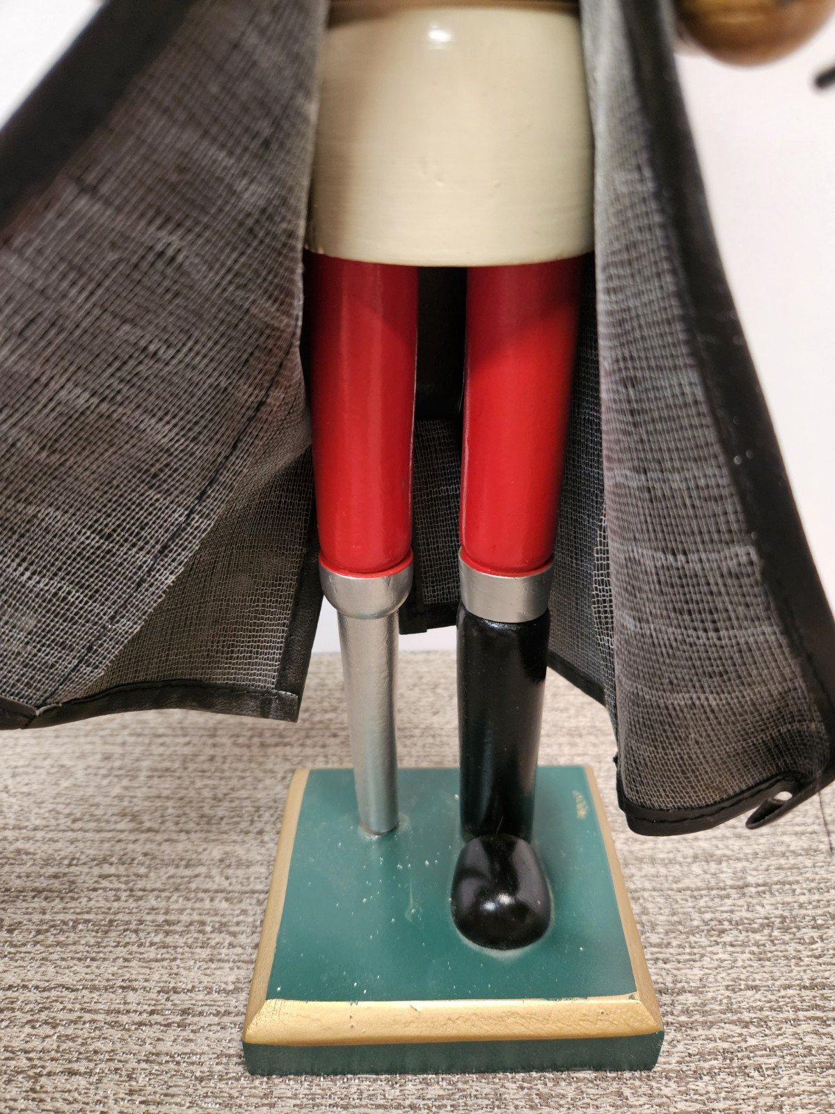 Vintage Wooden Holiday Nutcracker Pirate 15” Tall