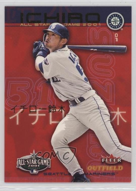 2001 Seattle Mariners All-Star FanFest Ichiro Suzuki #3 Rookie RC HOF 0ls