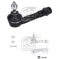 2X Febi Spurstangenkopf Satz Passend FüR Hyundai Accent Solaris KIA RIO Stonic