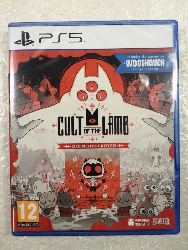 CULT OF THE LAMB - DEFINITIVE EDITION PS5 UK NEW (GAME IN ENGLISH/FRANCAIS/DE/ES
