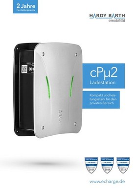 Wallbox cPµ2-PRO inkl. RFID-Modul - 11kw - eCHARGE Hardy Barth-Phasenumschaltung