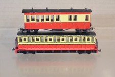 KIT BUILT HOe GAUGE RAKE of 2 WELSH LLANNGOLLEN RAILWAY TOURIST COACH on