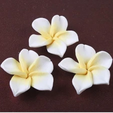 10pcs 25mm Handmade Fimo Polymer Clay Flower Finding Sh0306