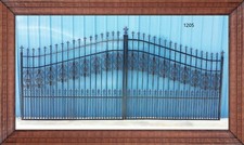 On Sale  1205 Driveway Gate 14' WD Steel Iron Home Improvement Security USA 
