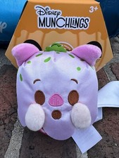 2024 Disney Parks Munchlings Terrifying Treats Piglet Ghost Strawberry Plush