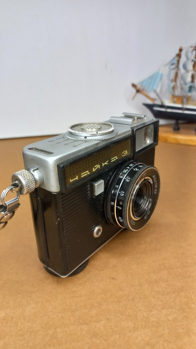 Film Camera 35mm Vintage USSR Chaika-3 Half-Frame Industar