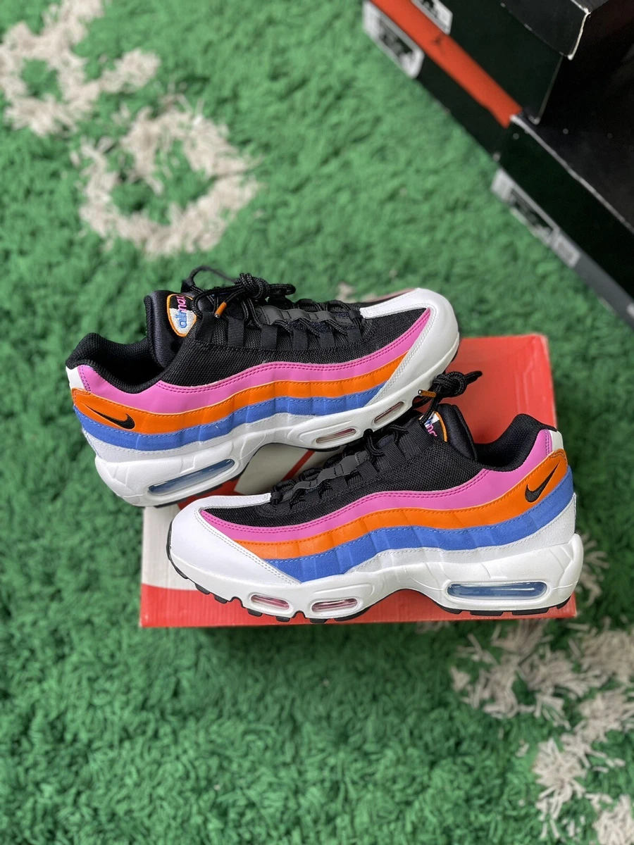 Nike Air Max 95 Essential Multi Color size 10 CW6990 100 Pink